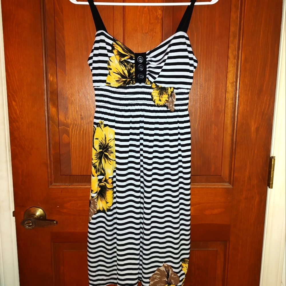 Flower print dress